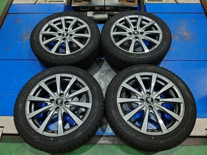 18年製 ヨコハマ アイスガード iG60 185/55R16 ユーロスピードG10 16x6.0 4H100+43 4本アルミタイヤセット スイフト アクア フィット