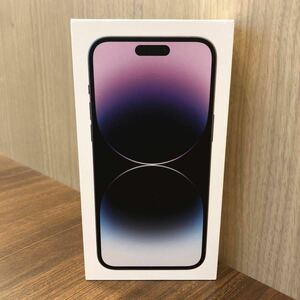 【iPhone】★超美品★iPhone14ProMax 256GB SIMフリー ディープパープル AppleStore購入品 初期化済 バッテリー容量100%