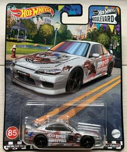 箱発送　★　ホットウィール　ブールバード　★　日産 シルビア ( S15 ニスモ R-TUNE PROTO )　★　1/64 ミニカー Hot Wheels SILVIA HKF31