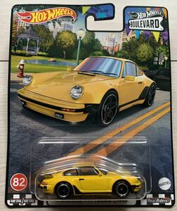 箱発送　★　ホットウィール　ブールバード　★　ポルシェ 911 ターボ ( 930 )　★　1/64 ミニカー　★　Hot Wheels　PORSCHE　★　HKF34