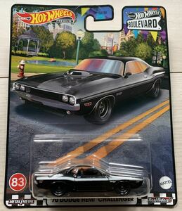 箱発送　★　ホットウィール　ブールバード　★　'70 ダッジ ヘミ チャレンジャー　★　1/64 ミニカー　★　Hot Wheels　DODGE　★　HKF25