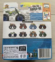 ホットウィール　 モンスタートラック　★　トライ トゥ クラッシュ ミー　★　ミニカー　★　Hot Wheels MONSTER TRUCKS　TRI TO CRUSH ME_画像4