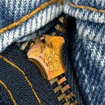 90s USA製 Levis リーバイス オレンジタブ 517 ブーツカット デニム パンツ ジーンズ W34 実寸W85cm 20517-0217 ボタン裏575 ヴィンテージ_画像8