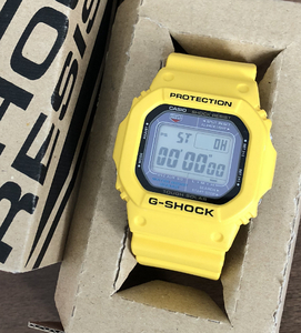 G-SHOCK G-5600 イエロー ソーラー 黄 スピード 生産終了 スクエア 定番 5610 5000 オリジン G5600A CASIO