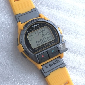 CASIO DATABANK DB-V30 イエロー 黄色 Easy Rec オールド デジタル 時計 好きに も データバンク DBV30 カシオの画像1