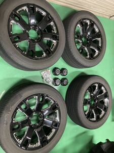 150 プラド　、125ハイラックス　RAYS TEAM DAYTONA FDX-F7S 20X8 1/2J 22 PCD:6H139.7. 265/50 R20 4本タイヤホイール