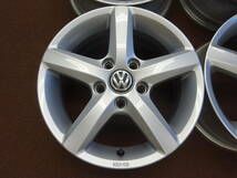 A-14　ＶＷ　純正　15×6J ET43 PCD112 5H 4本　ＢＯＲＢＥＴ 製　人気のデザイン　フォルクス ワーゲン　ゴルフ　等に是非　！_画像3