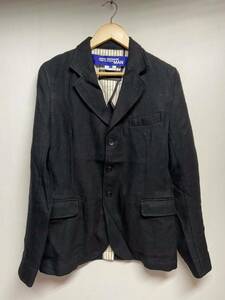 【JUNYA WATANABE MAN ジュンヤワタナベ】WF-J402 ウールテーラードジャケット エルボーパッチ 20aw Sサイズ ブラック ウール 2311oki