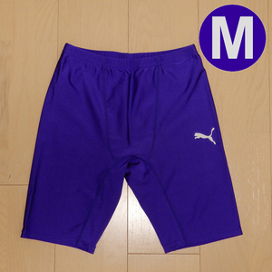 [1140][M]PUMA inner spats purple Short tights 