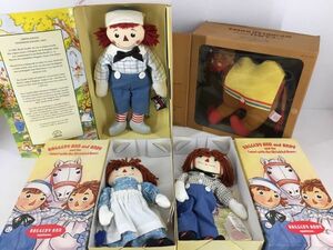 D6349-1122-57【中古】Reggedy Ann＆Andy Limited Edition THE CAMEL WITH THE WRINKLED KNEES ぬいぐるみ まとめて