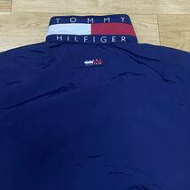 良品☆TOMMY HILFIGER トミー ナイロンジャケット ネイビー L_画像7