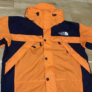 希少☆north face ノースフェイス ナイロンジャケット オレンジ LL