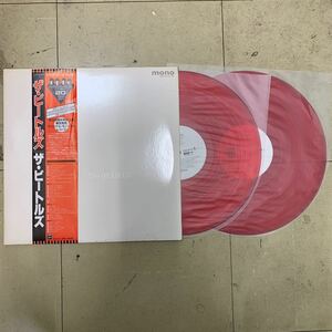 【帯付き(EAS67157/8)・2LP・カラーレコード・MONO・見本盤・白ラベル】 THE BEATLES / ザ・ビートルズ (WHITE ALBUM) (LP)