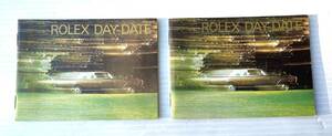 ★☆純正 ROLEX DAY-DATE ロレックス デイデイト 冊子 まとめて 2点セット 1989年 カタログ 小冊子 booklet☆★