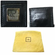 1円スタート 美品 FENDI フェンディ ナイロン トートバッグ 26680 ブランドロゴ ハンドバッグ エコバッグ 手提げ ブラック 黒 レディース_画像10