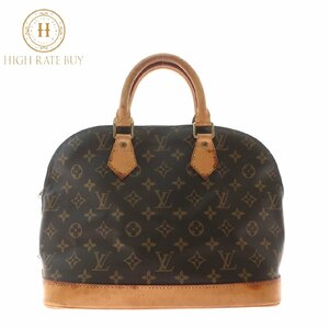 1円スタート LOUIS VUITTON ルイヴィトン アルマ M51130 BA0937 モノグラム ゴールド金具 レディース ハンドバッグ 手提げかばん ブラウン