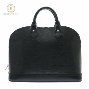 1円スタート LOUIS VUITTON ルイヴィトン アルマ M52142 FL5018 エピ ノワール ハンドバッグ シルバー金具 手提げ ブラック 黒 レディース