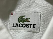 未使用 ラコステ LACOSTE シャツ 長袖シャツ ホワイト サイズ5_画像3