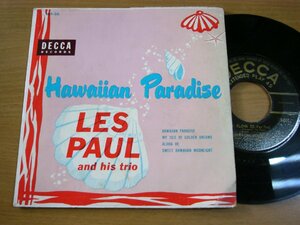 EPv826／LES PAUL レスポール：ハワイアンパラダイス/美しき夢の島/アロハオエ/甘いハワイの月影.