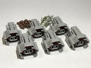 【INJ_T3_6FS】デンソー インジェクター カプラー/端子/シール 検) NISMO DENSO JZX100 JZX110 RB26 RB25 SR20 TOYOTA