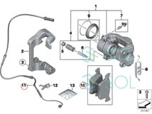 フロント ブレーキパッド + ブレーキパッドセンサー BMW F32 F36 フロント 420i 428i 430i 34106859182 34356792289 出荷締切18時_画像2