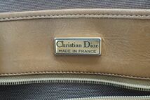 クリスチャン ディオール ヴィンテージ ショルダー ハンドバッグ トート ハニカム柄 PVCレザー キャメル 良品 Christian Dior 6516h_画像10