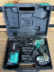 makita インパクトドライバ M697D 本体 ケース 充電器 バッテリー　工具　電動工具　大工　動作確認済　USED　充電式　kd03009684