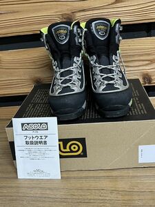 ASOLO（アゾロ） モンベル GORE-TEX　ゴアテックス 冬期　登山靴 ワンタッチ　アイゼン　24cm　中古　アウトドア　mc03018601