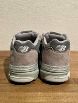 未使用品 M920GRY US7 ワイズD New Balance ニューバランス LIGHT GRAY ライト グレー 25cm made in england スニーカー シューズ_画像5