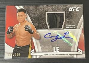 2013 TOPPS UFC Knockout カン・リー/Cung Le 着用Relic 直筆サインカード