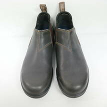 【1円】良好 Blundstone ブランドストーン 2038 ORIGINAL SLIP ON SHOE LOW CUT サイドゴアブーツ レザー BROWN UK9 US10 28_画像5