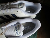 送料込 29cm(小さめ) adidas GRAND COURT FV8131 天然皮革 レザースニーカー 白(一部黒青) 本革 アディダス グランドコート_画像6