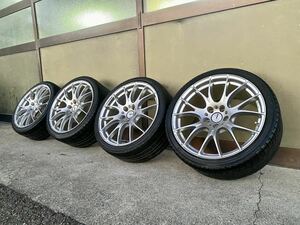 売り切り！レイズ　19インチ　RAYS HOMURA ホムラ 19×8.5J OFF45 19×9.5J OFF45 PCD114.3 5穴 アルミホイール タイヤ245/35-19 275/30-19