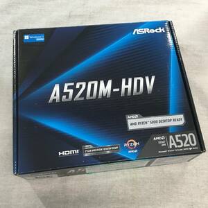 ジャンク品 ASRock AMD Ryzen 3000/4000シリーズ(Soket AM4)対応 A520チップセット搭載 Micro ATX マザーボード A520M-HDV
