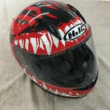 現状品 HJC HELMETS(エイチジェイシーヘルメット) バイクヘルメット フルフェイス RED (サイズ:L) CL-Y ZUKY(ズーキー) HJH219_画像2