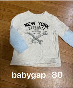 baby gap ロゴロンT 80