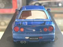 Hpi Racing 1/43 Nissan Skyline GT-R V-spec Ⅱ (R34) Bayside Blue ・[8357]_画像7