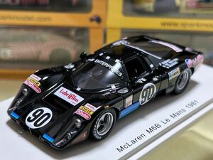 スパーク spark 1/43 McLaren M6B #90 Le Mans 1981 [S3114]