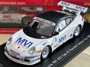 スパーク spark 1/43 Porsche 997 GT3 Cup n°3 Porsche Carrera Cup 2008・Nicolas Armind・Team Araxa Racing [SAM011]