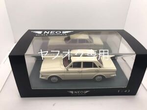 ネオ 1/43 フォード タウヌス 12M P6 リムジン 1966年 ホワイト　NEO44260