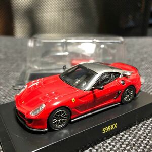 1円 スタート 京商 1/64 フェラーリ ミニカー コレクション 8 NEO フェラーリ 599XX 組立済み