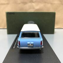 1円 スタート エブロ 1/43 TOYOPET Masterline Light Van 1959 トヨペット マスターライン ライト バン '59 ライトブルー 2_画像6