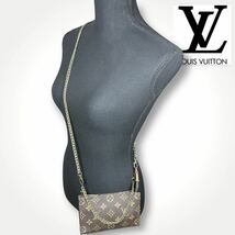 1円 LOUIS VUITTON ルイヴィトン モノグラム ポーチ ショルダー バケット付属ポーチ ポシェット シリアルナンバー VI1929_画像1