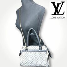 1円 ルイヴィトン LOUIS VUITTON モノグラム ミニ ジョセフィーヌGM ハンドバッグ M92311 シリアルナンバー SR0089_画像2