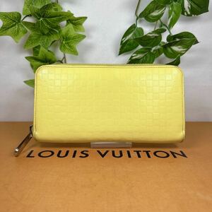 【限定品】1円 ルイヴィトン LOUIS VUITTON ダミエ ファセット ジッピー ラウンドファスナー 長財布 M94401 シリアルナンバー CA0123 