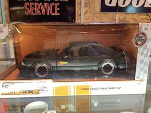 JADATOYS 1:24 BTM 1989 Ford Mustang GT minicar 