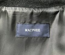 ☆マカフィー　ウール　コート　トゥモローランド　黒　MACPHEE_画像6