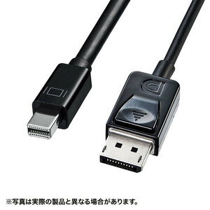 サンワサプライ ミニ-DisplayPort変換ケーブル 1m(Ver1.4) KC-DPM14010