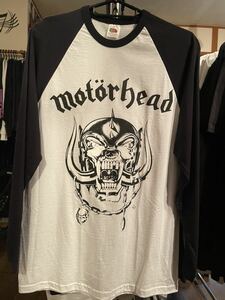 Motorheadラグラン・ロングTシャツ新品サイズMロックンロール　パンク　メタル　ハードコア　サイコビリー　モーターヘッド