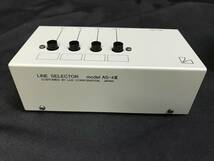 LUXMAN(ラックスマン） ラインセレクター　AS-4Ⅲ（元箱付）_画像2